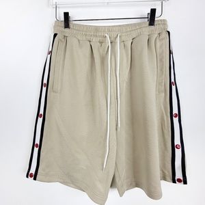 Urban Outfitters Tan Button Relaxed Shorts